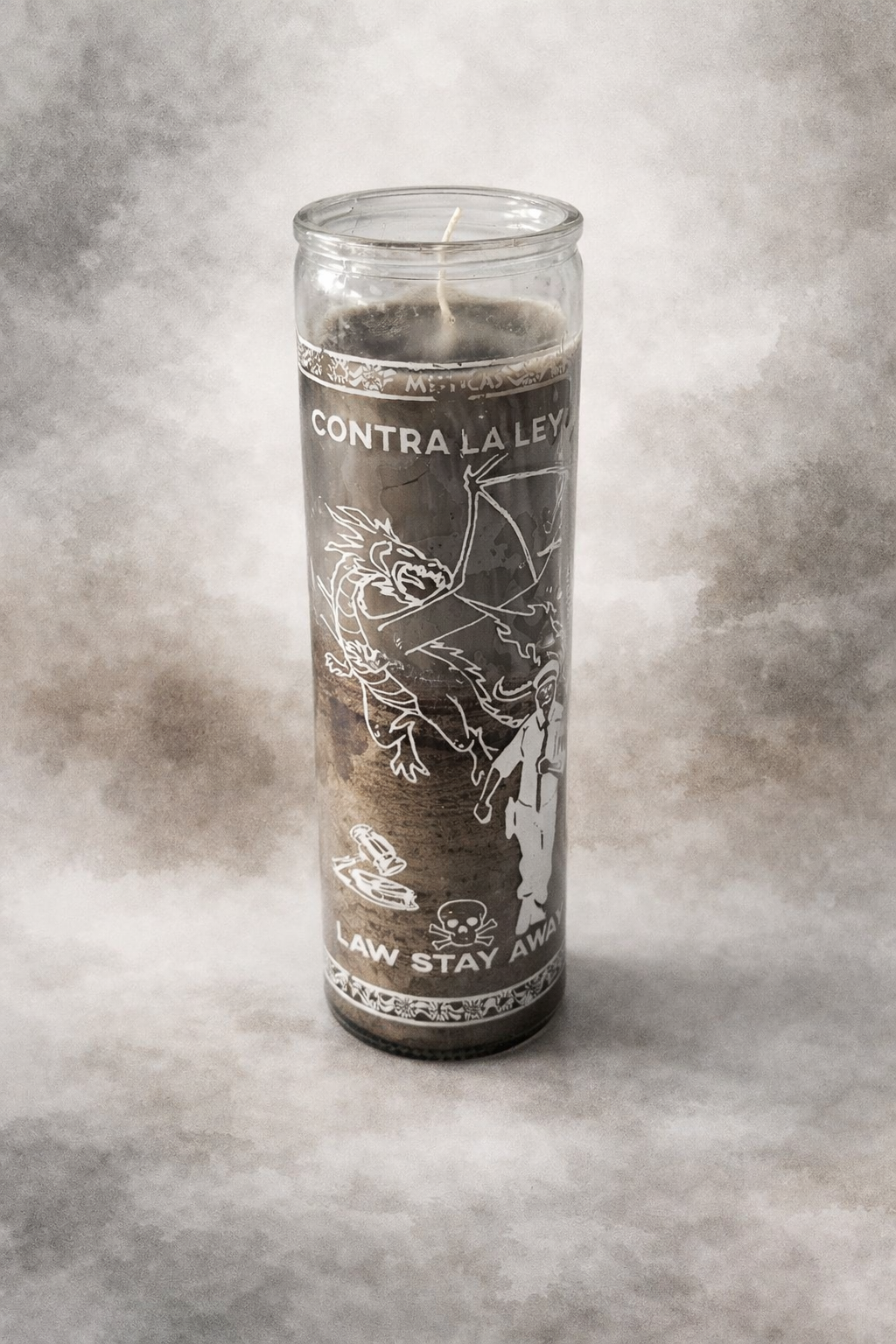Law Stay Away Candle