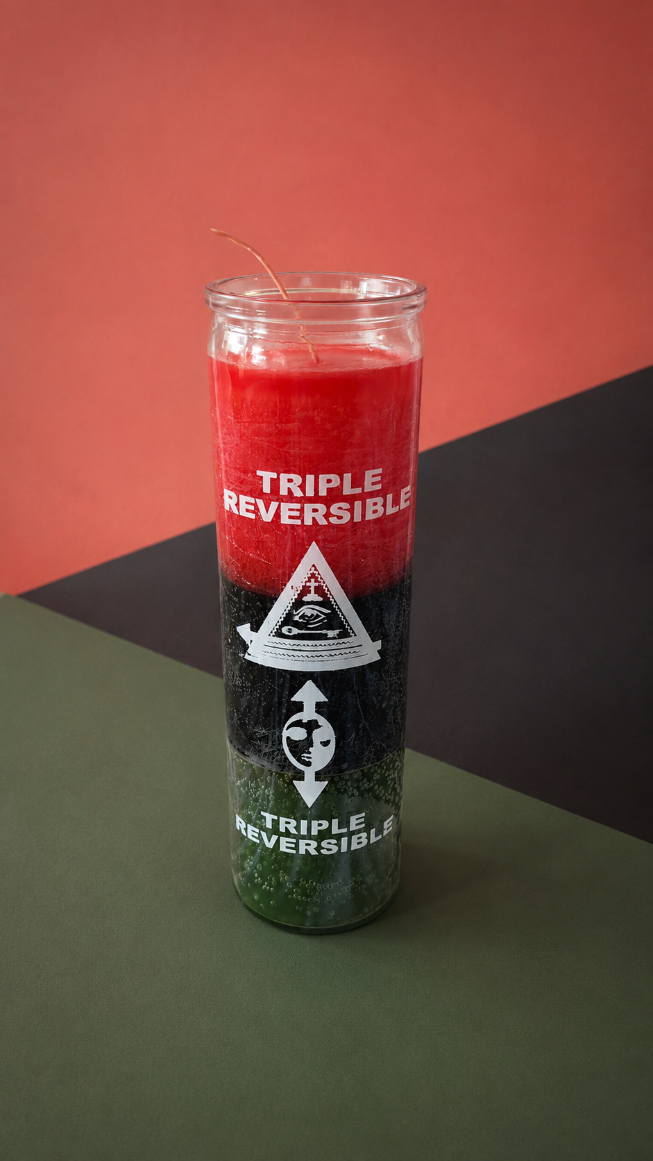Triple Reversible Candle