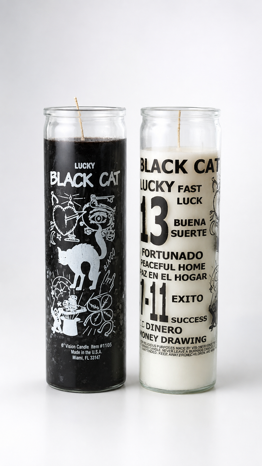 Black Cat Candle