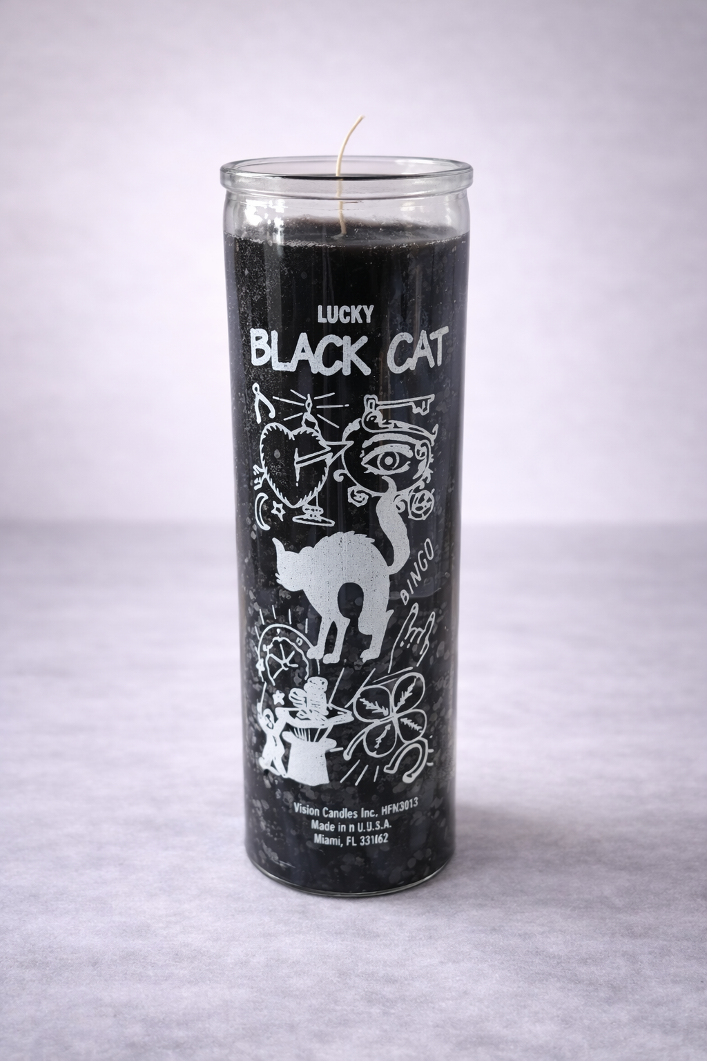 Black Cat Candle
