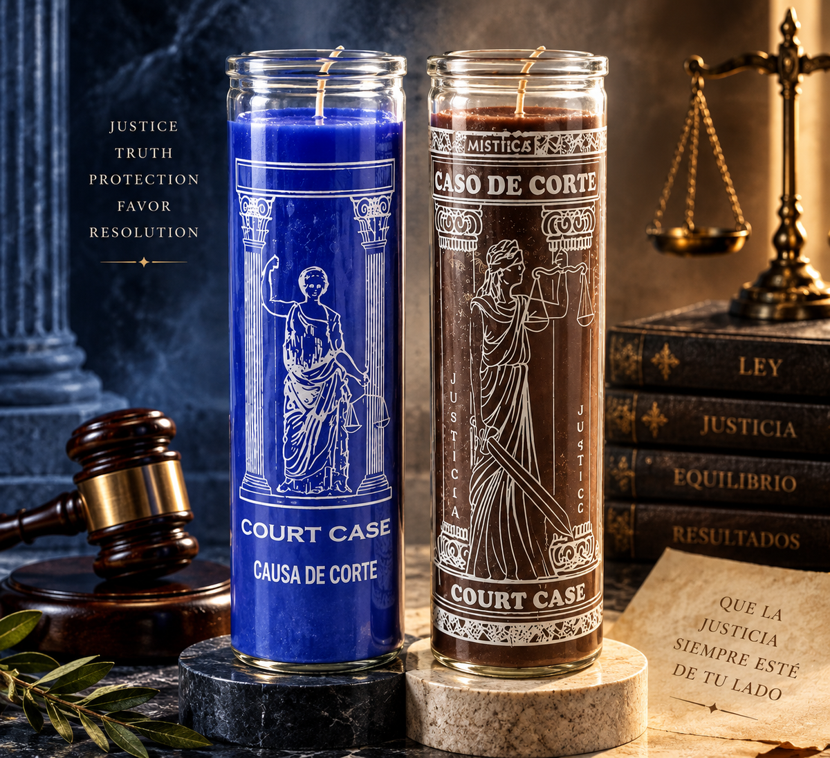 Court Case Candle