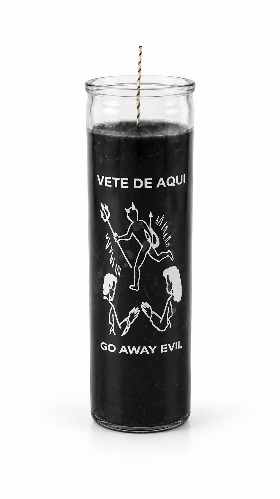 Go Away Evil Candle