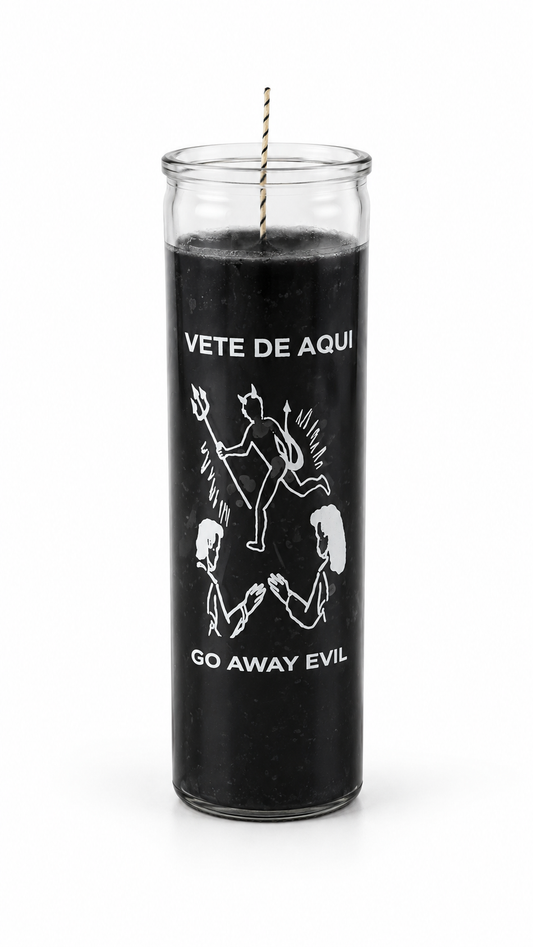 Go Away Evil Candle