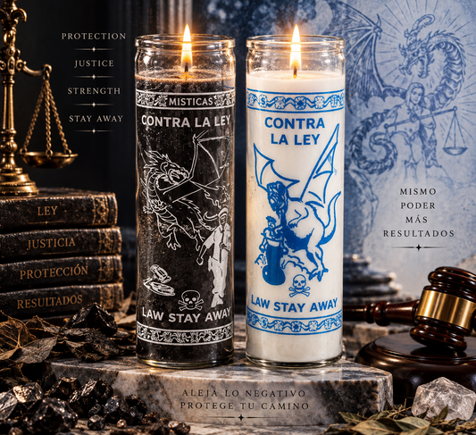 Law Stay Away Candle