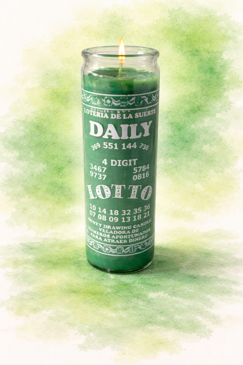 Lucky Lottery Candle