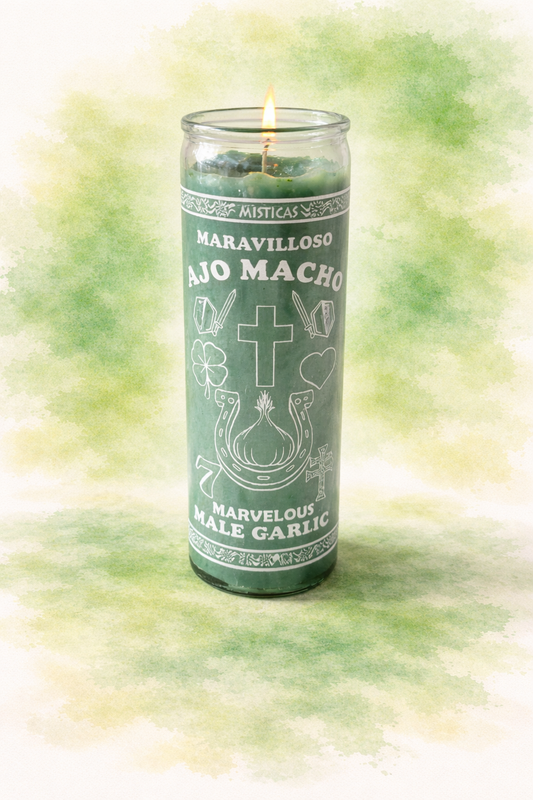 Male Garlic Candle