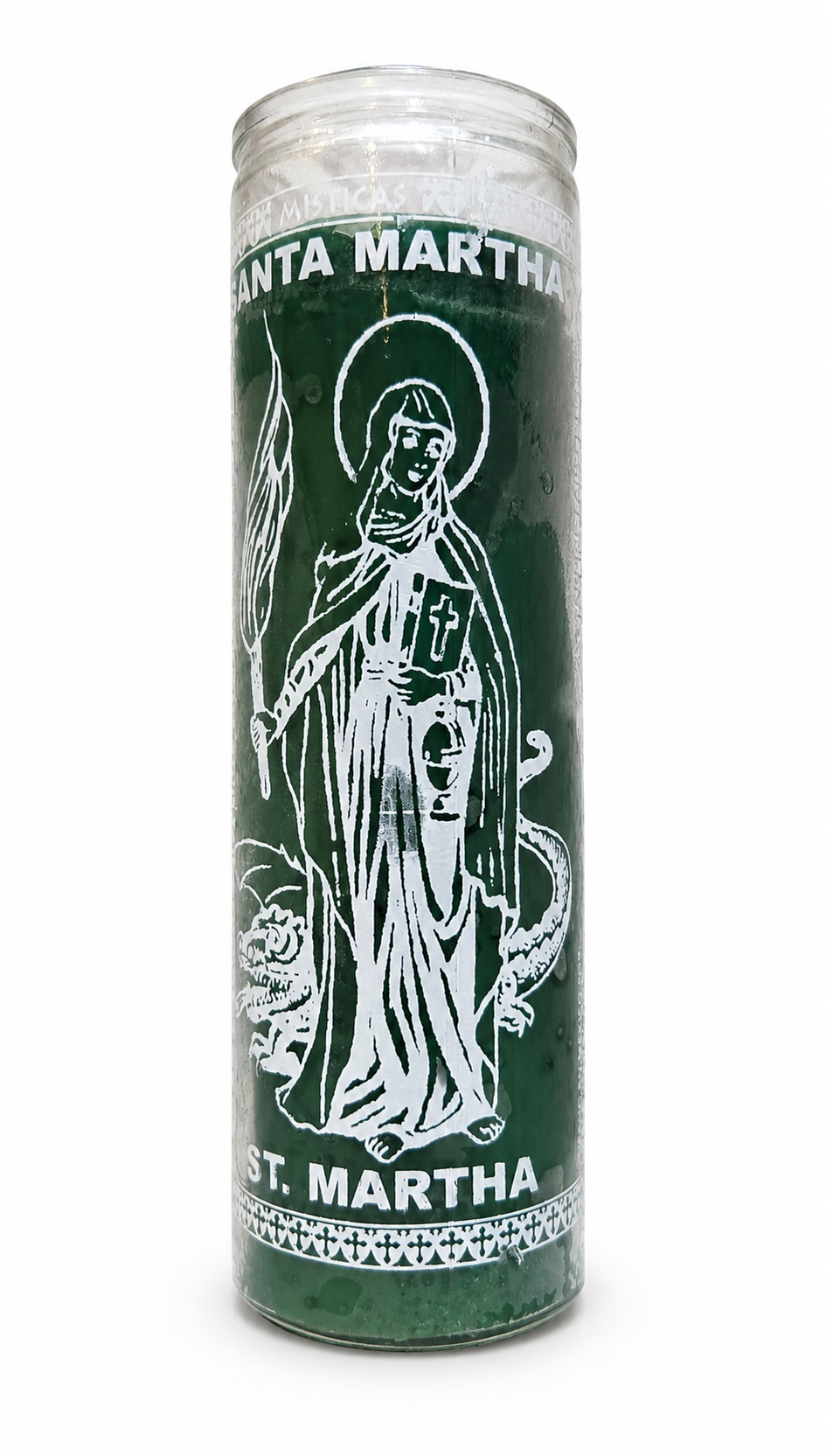 Saint Martha - Green Candle